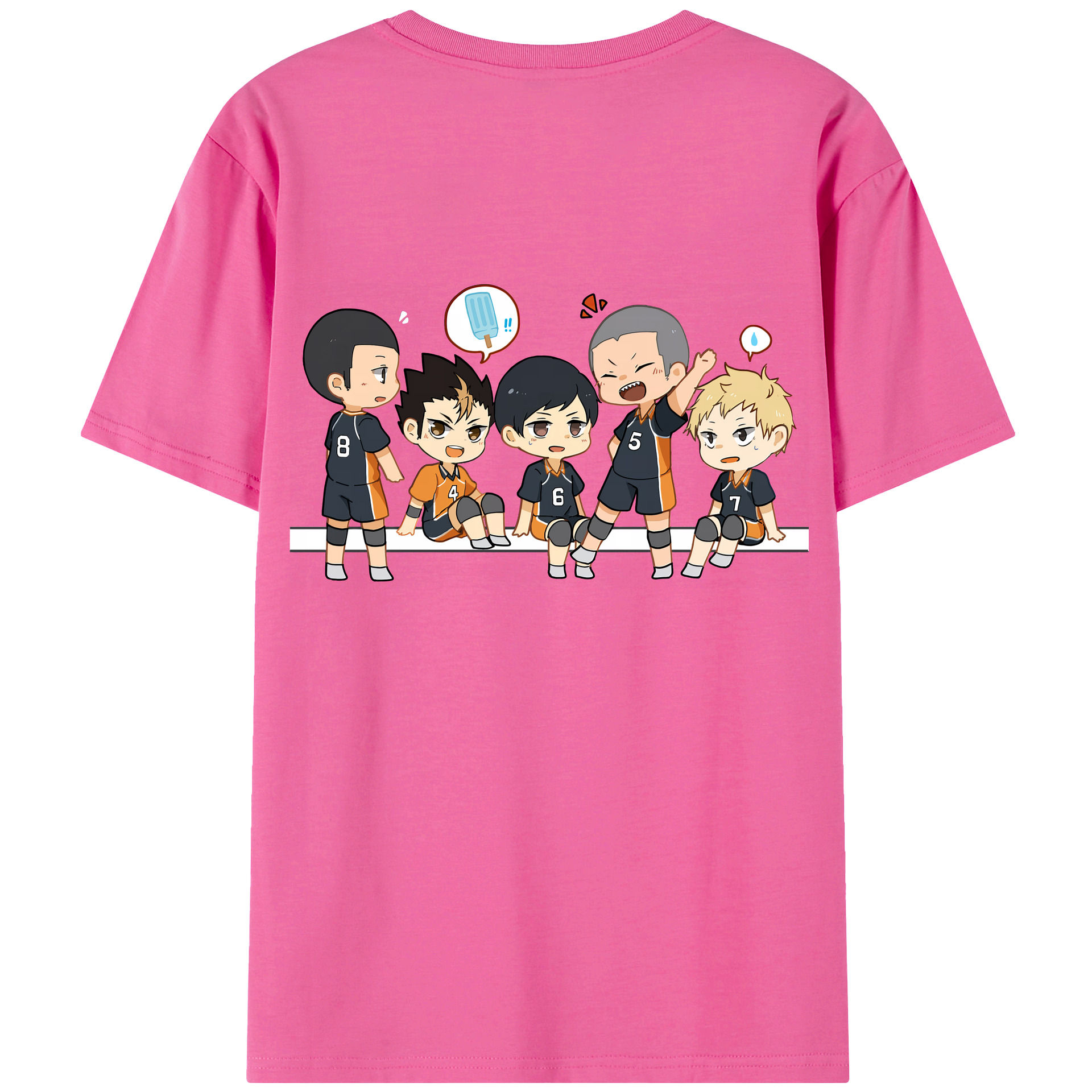 （画像用） ハイキュー!! Haikyu!! レディース半袖Tシャツ(バックプリント)